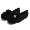 T26 Huidong Yixinda Sapatos Peludos Outono/Inverno 2025 Forrados com Pelúcia Tamanho Grande Sapatos Femininos Preguiçosos para Casa Sapatos de Algodão Estilo Coreano Salto Baixo