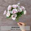 Decoração de buquê de flores roxas arranjo de flores flor de seda sala de estar flor interna flor artificial decoração de flor de plástico flor biônica