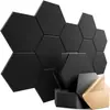 Painéis Acústicos Hexagonais de Fibra de Poliéster Autoadesivos Painéis de Feltro para Decoração de Estúdio Doméstico Isolamento Acústico e Redução de Ruído Painéis de Parede