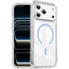Capa para Celular Apple 18Promax Aplicável em Fronteiras Acrílico 17 Transparente Sucção Magnética Capa Protetora Iphone16Plus