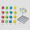 Juguetes geométricos de emparejar para niños transfronterizos, educación temprana, rompecabezas interactivo para padres e hijos, juego de entrenamiento del pensamiento en escritorio, concentración
