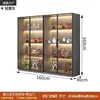 Armário de exposição com porta de vidro para miniaturas, adequado para sala de estar de casa, brinquedos de blind box, modelos Lego, itens decorativos, estante, armário de vinho, uso comercial