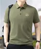 JEEP SPIRIT Camiseta de Manga Curta Jeep Masculina Gola Polo Top Verão Business Casual plus size Camiseta de Meia Manga
