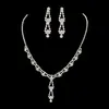 Collar de Perlas de Moda Popular Transfronterizo para Mujer, Joyería de Novia, Pendientes, Accesorios de Cadena para Clavícula de Lujo de Gama Alta de Nicho