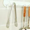 Pinzas para Bistec de Tres Líneas de Acero Inoxidable Pinzas para Barbacoa Pinzas Multifuncionales para Cocina Horneado Alimentos Pan Pinzas para Compartir Comida de Cafetería