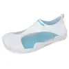 Zapatos de natación para playa transfronterizos, zapatos para vadear al aire libre, calcetines, zapatos para hombres y mujeres, zapatos para vadear en parques acuáticos, playa antideslizantes, amigables con la piel, negro-naranja