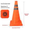 Cone de trânsito refletivo 70CM cone de trânsito dobrável retrátil bloqueio de estrada cone de aviso de carro LED cone cone cone de sorvete cone de bloqueio de estrada