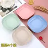 Prato para Ossos de Mesa de Jantar, Prato de Osso Doméstico, Prato para Frutas Secas, Bandeja de Lixo Plástica para Tampo de Mesa, Bandeja de Osso, Prato para Ossos