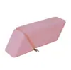 Estuche de Silicona de Pie, Caja de Almacenamiento Inclinada de Doble Propósito, Portalápices de Escritorio de Gran Capacidad, Estuche de Papelería Retráctil Portátil para Estudiantes