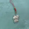 Gato de la Suerte Chapado en Oro Versión Q Lindo Mini Colgante Bolsa de la Suerte Lingotes Correa para Teléfono del Gato Llavero Regalo para Conducir al Tráfico Venta al por Mayor