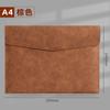 Bolsa de arquivo de couro personalizada para papel A4 Bolsa de arquivo Pasta masculina bolsa de arquivo à prova d'água bolsa de armazenamento de arquivo feita sob medida