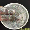Pó glitter laser pó glitter prata lantejou flocos flash flocos para nail art pó colorido brilhante tinta flash universal galáxia Guangzhou