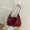 Bolso vintage de gran capacidad para mujer, bolso tote para el día a día, nuevo modelo principios de otoño 2026, bolso de hombro y cruzado de color liso de alta moda