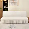 Funda de Sofá Transfronteriza Color Sólido Elástica Funda para Sofá Cama Todo Incluido Sin Reposabrazos Funda para Sofá Cama Plegable Funda Cojín de Sofá