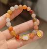 [Joy Ankang] Pulseira de Borla Nafu de Jade Dourado Pulseira da Sorte para Presentear Namorada Suprimento ao Vivo Venda por Atacado
