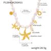 Enigma Baroque Perla Estrella de Mar Múltiples Accesorios Collar para Clavícula Serie Marina Moda Lujo Ligero Verano Estilo Playa Mujer