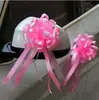 Suprimentos de Casamento por Atacado, Decoração de Carro de Casamento, Maçaneta de Porta, Corrimão de Escada Grande Feliz, Fita de Flor, Bola de Flores