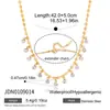 Collares de Acero de Titanio Europeos y Americanos Jieding, Pendientes de Circonita, Pendientes de Acero Inoxidable de Gama Alta de Lujo Ligero, Joyería Europea y Americana, Accesorios Transfronterizos