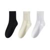 Calcetines de verano versátiles de alto valor para mujer, transpirables, absorbentes de sudor, antiolor, de media pantorrilla, calcetines holgados de moda, color liso, calcetines postparto
