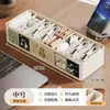 Caja de Almacenamiento Compartimentada Centro de Gestión de Cables de Escritorio Cajón para Cable de Datos Cargador Organizador de Energía para Teléfono Artefacto de Almacenamiento