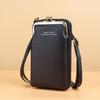 Nova bolsa para celular feminina estilo coreano, bolsa pequena da moda, bolsa transversal multifuncional, porta-moedas, capa para cartão, mini bolsa pequena tudo em um