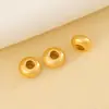 Cuentas de Ábaco Chapadas en Oro de Plata 925, Cuentas Espaciadoras, Cuentas Sueltas, Collar Hecho a Mano para DIY, Pulsera, Materiales para Ensartar, Accesorios de Joyería