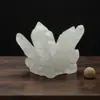 Grava de Cristal Natural Racimo de Cristal de Resina Adornos Creativos Manualidades Decoraciones para el Hogar Sala de Estar Escritorio de Oficina