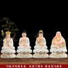Las Tres Santas Estatuas de Buda de Saha están dedicadas al Salón Completo Familiar de Adornos de Buda Guanyin Ksitigarbha Bodhisattva Sakyamuni Buda Maitreya