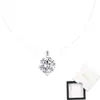 Collar de Lágrimas de Sirena Estilo Tiktok, Colgante de Moissanita Color D de Gama Alta Nicho, Joyería de Cadena para Clavícula de Plata de Ley 925