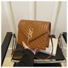 Moda Otoño Bolso Bandolera Cuadrado Pequeño Estilo Occidental Bolso de Cadena Bolso de Mujer Nuevo 2024 Casual Distintivo Hermoso Bolso de Mujer