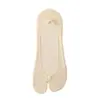 Calcetines de Dos Dedos para Mujer, Calcetines Invisibles, Estilo Delgado de Verano, Suela de Algodón Hilo de Hielo, Calcetines de Casco de Oveja Casco de Cerdo con Dedos Separados, Calcetines de Barco Ultra Bajos Antideslizantes