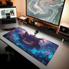 Mouse Pad Super Grande Geng Ghost Almofada para Teclado de Computador Masculino e Feminino Desenho Animado Mouse Pad Especial Almofada para Mesa de Jogo