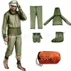 Roupa com Mosquiteiro para Camping, Roupa de Malha Respirável para Caminhada ao Ar Livre, Traje de Proteção, Conjunto de Seis Peças, Dobrável e Portátil, Anti-Mosquito