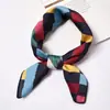 Pañuelo cuadrado pequeño para mujer 50 cm rejuvenecedor Corea del Sur pañuelo pequeño versátil artístico retro chic cinta para el pelo bufanda ins 2020 Nuevo