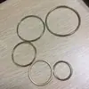 Fabricantes Produzem Acessórios de Fivela Circular Decorativa de Liga para Bolsas Anel de Metal Pode Vir Amostra Personalizado Ylz598