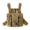 Bolsa Transversal Masculina Camuflada Grande Capacidade Impermeável Tecido de Nylon Bolsa de Ombro Único Moderna Múltiplos Bolsos Bolsa Transversal Pequena Masculina