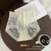 Estilo Japonês Estilo Puro Sexy Renda Roupa Íntima Feminina Cintura Média Malha Transparente Verão Fina Algodão Puro Respirável Calcinha