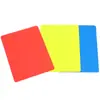 Set de Árbitro de Fútbol con Tarjetas Rojas y Amarillas, Silbato de Acero Inoxidable, Tarjetas de Plástico, Multifuncional