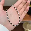Moda Europea y Americana Elegante Versátil Collar de Perlas Naturales y Piedra Natural con Cuentas Luz de Lujo Gama Alta Cadena para Clavícula en Capas Nicho para Mujeres