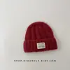 Gorro para Bebé Otoño e Invierno Cálido y a Prueba de Frío Gorro de Punto Pullover para Niños y Niñas, Moderno, Sencillo y Versátil Protección para las Orejas Gorro de Felpa de Moda