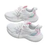 Zapatos deportivos casuales populares para mujer, nuevo modelo de verano 2026, malla transpirable, bloques de color, suela gruesa, con cordones, versátiles zapatillas para correr