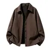 Jaqueta de outono nova da moda masculina, marca de moda, solta, casual, gola de baseball, estilo street biker, jaqueta combinando para casais