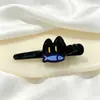 Presilha de cabelo de gatinho preto fofa para crianças, presilha de cabelo para franja de meninas, presilha BB para meninas, grampo lateral, acessório de cabelo