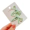 Pinza de tela hecha a mano estilo coreano de 4 cm con forma de gota de agua, pinza para BB, pasador de lazo, pasador pequeño para bebé, flor para la cabeza, clip de rotura