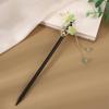 Antigo Tassel Hairpin Grampo de Cabelo de Madeira Imitação de Ébano Headwear Disco de Cabelo Acessórios Simples Vestido Antigo Cabelo Hairpin Hair