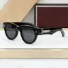 Rollingsun Moda de Lujo Transfronteriza Jm Estilo Japonés Hechos a Mano Ovalados Gafas de Sol para Hombre Vacaciones Frescas Gafas de Sol para Mujer