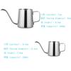 Cafetera de Acero Inoxidable 304 para Café de Goteo Manual, Cafetera de Oreja Colgante, Boca Larga, Cafetera de Boca Fina, Cafetera para Goteo Manual, Cafetera de Teflón para Goteo Manual