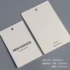 Etiquetas Personalizadas para Tiendas de Ropa, Etiquetas de Alta Gama para Ropa, Etiquetas de Precio Blancas Engrosadas, Certificados de Producto