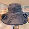 Nuevo Sombrero de Pescador con Doble Ventilador Solar para Protección Solar de Verano con Ventilador de Carga USB, Sombrero de Ala Ancha para Uso al Aire Libre