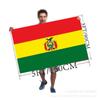 Bandera de poliéster de Bolivia, venta al por mayor, tamaño completo, 3x5 pies (90x150 cm)
